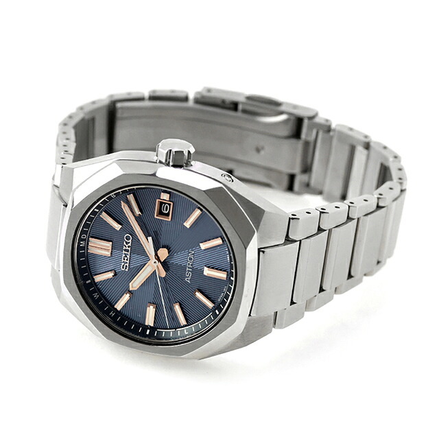 セイコー アストロン ネクスター 電波ソーラー 腕時計 ブランド メンズ チタン SEIKO ASTRON HAC001J アナログ ネイビー 日本製