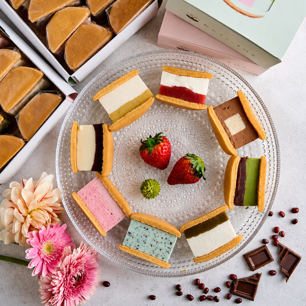 新作！チョコミント入り♪ひんやり、あいす和かろん。～しゃりっと食感～4種、12個入り～夏ギフト2026
