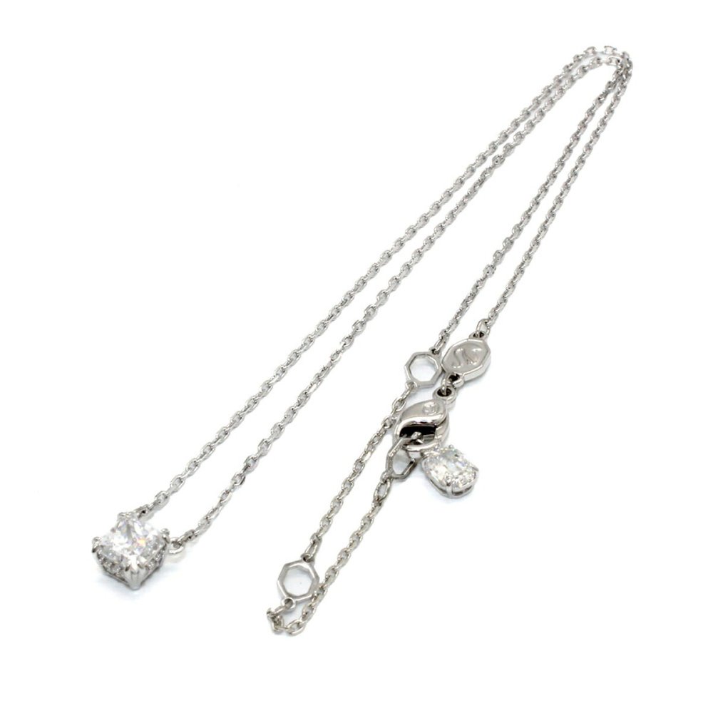 スワロフスキー swarovski ネックレス Stilla Attract スクエア・カット 5701903 スティラ アトラクト ペンダント アクセサリー レディース シルバー 海外正規品