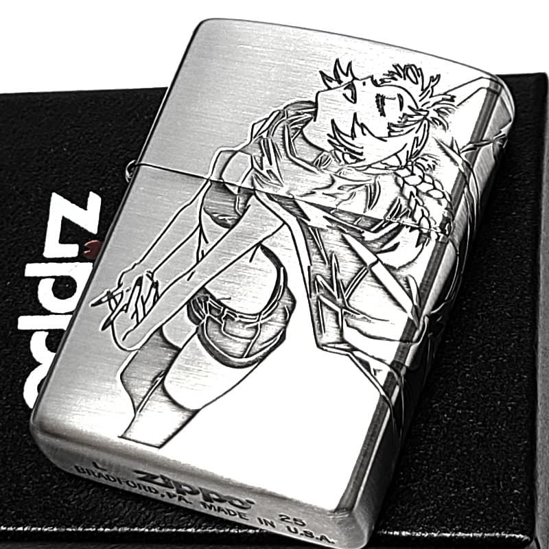 ZIPPO ライター アニメ よふかしのうた Season2 七草ナズナB ジッポー シルバー エッチング彫刻 両面加工 可愛い キャラクター かわいい メンズ レディース ギフト プレゼント