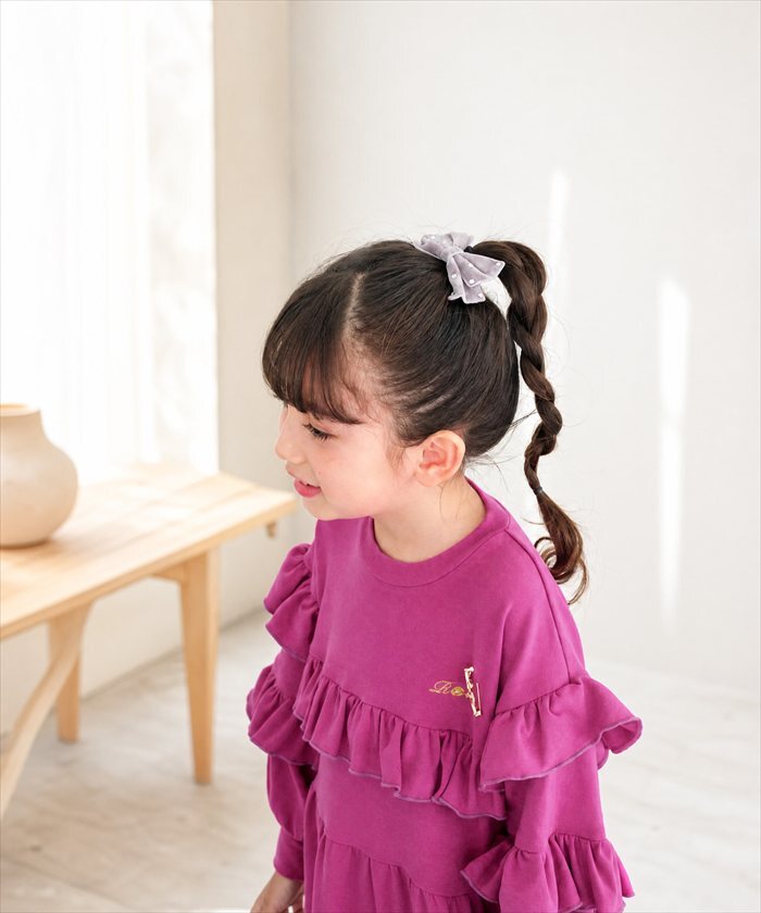 Rora ワンピース 通販 フリルワンピース キッズワンピース 長袖ワンピース お出掛け かわいい 通園通学用 小学校低学年 お出かけ着 セミフォーマル 春秋冬用 かわいい子供服 おしゃれ 女の子 女の子用 発表会