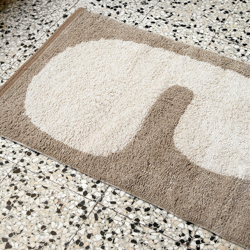 ferm LIVING ファームリビング レイ ウォッシャブルマット 50cm×80cm 北欧 50×80インテリア 雑貨 ラグ 50 80 マット おしゃれ 玄関 マット 屋内 キッチン リビング 玄関マット キッチンマット 北欧雑貨