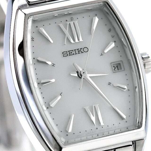 アウトレット セイコーセレクション 腕時計 ブランド ソーラー電波 レディース SEIKO SWFH125 アナログ シルバー