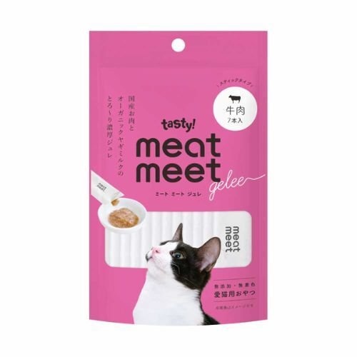tasty！ テイスティ meat meet gelee ミートミートジュレ 牛肉 猫用おやつ 10g×7本