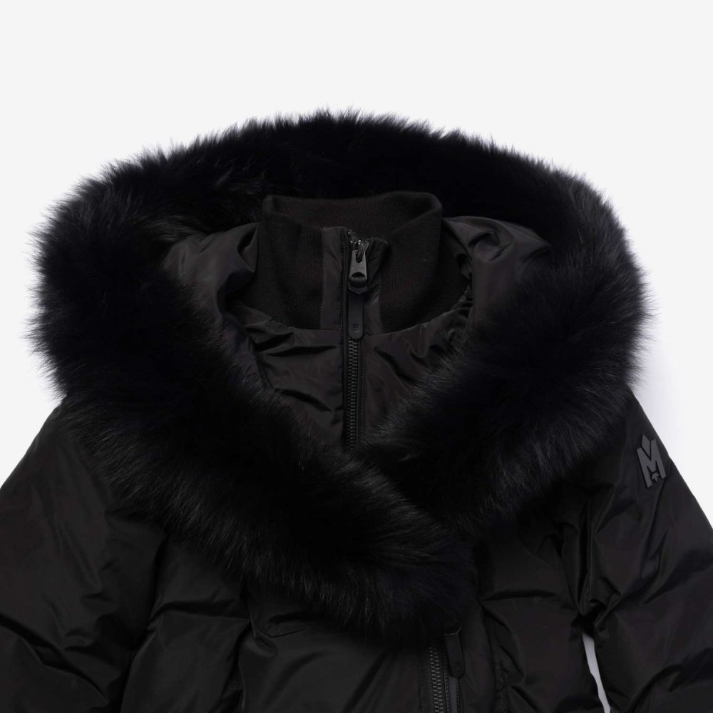 マッカージュ MACKAGE ADALI-BX HOODED DOWN COAT フーデッド ダウン コート ミドル丈 ダウンジャケット ファー レディース アウター