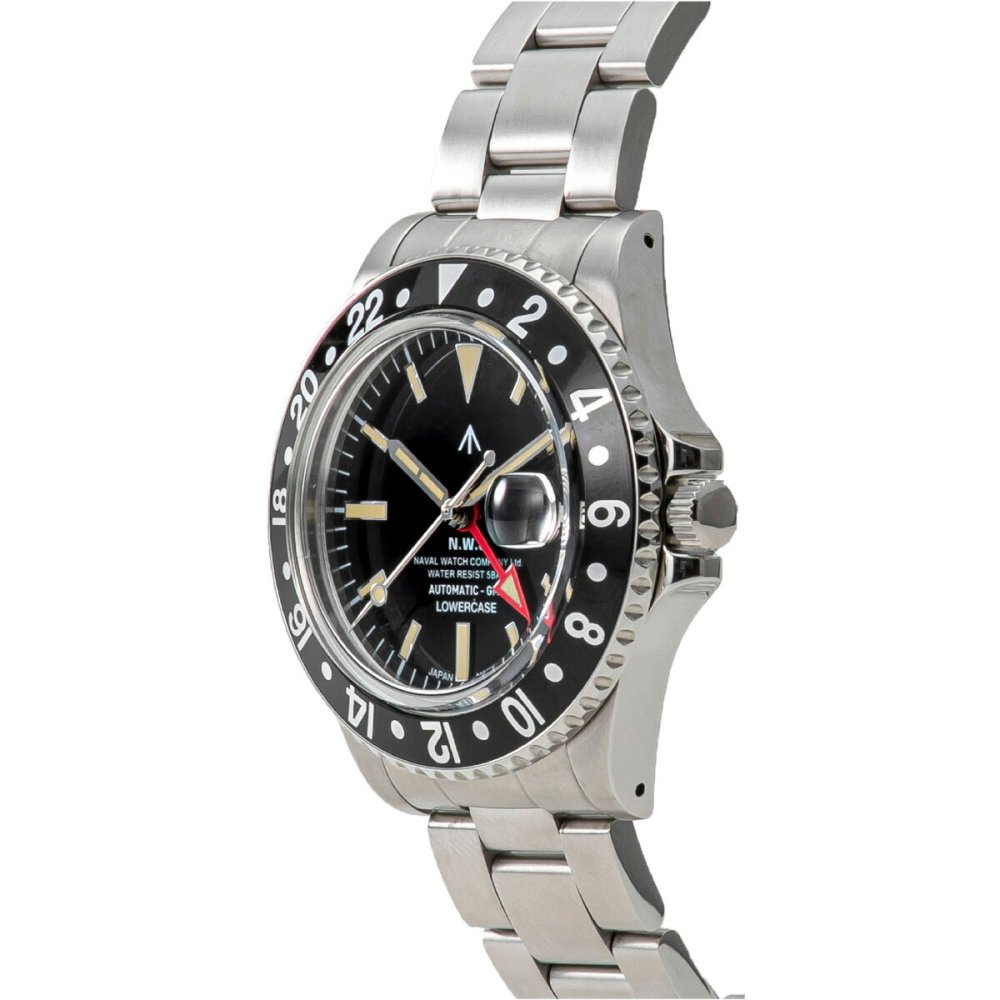 ナバルウォッチ NAVAL WATCH Produced By LOWERCASE ローワーケース FRXD001 腕時計 メンズ 自動巻き GMT