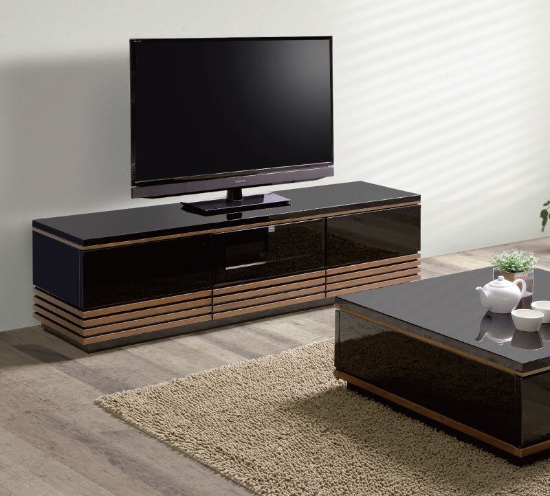 テレビ台 テレビボード バイカラー ローボード 幅 180cm 艶有り UV塗装 鏡面仕上げ ツートン ツートンカラー 傷に強い 天然木 ウォールナット ホワイトオーク 引出し 扉 収納 ルーバー