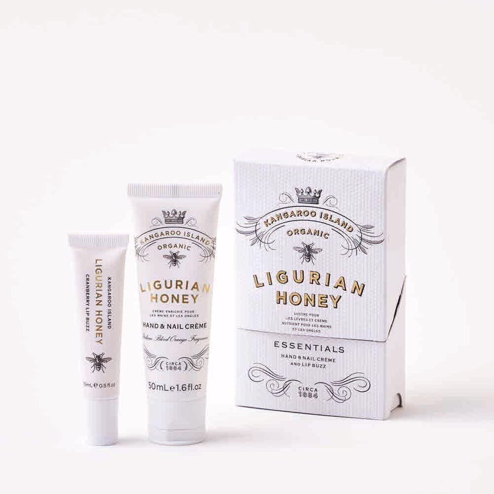 【MAINE BEACH】マインビーチ LIGURIAN HONEY リグリアンハニー エッセンシャルデュオパック（リップバーム＆ミニハンド＆ネイルクリーム）