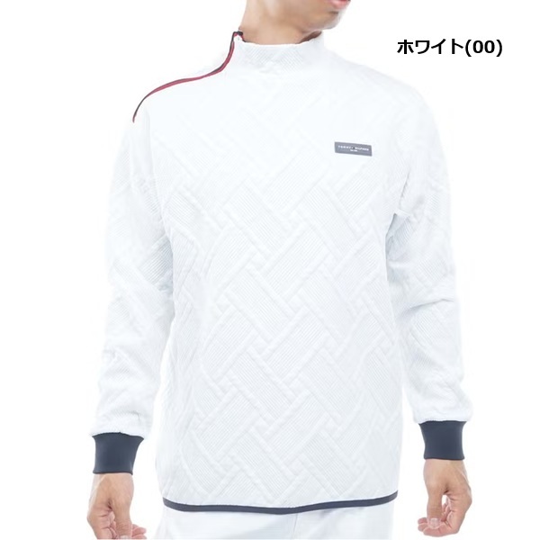 トミーヒルフィガー ゴルフ メンズ キルトジャガード モックスウェット TOMMY HILFIGER THMA667 2026年秋冬モデル お誕生日祝い お祝い 記念品 お父さん 父の日 彼氏 男性 30代 40代 50代 60代  還暦祝い 敬老の日 人気プレゼント プレゼント