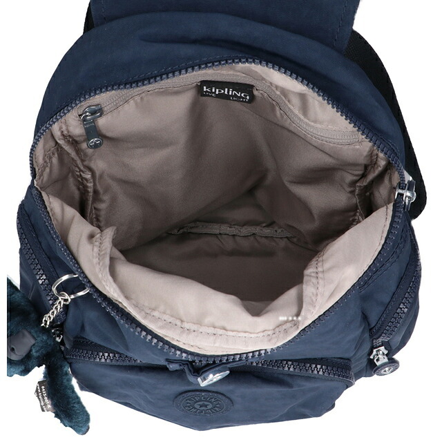 キプリング リュック レディース ブランド Kipling シティジップ ミニ バックパック リュックサック スクールバッグ  KI6046-96V Blue Bleu 2