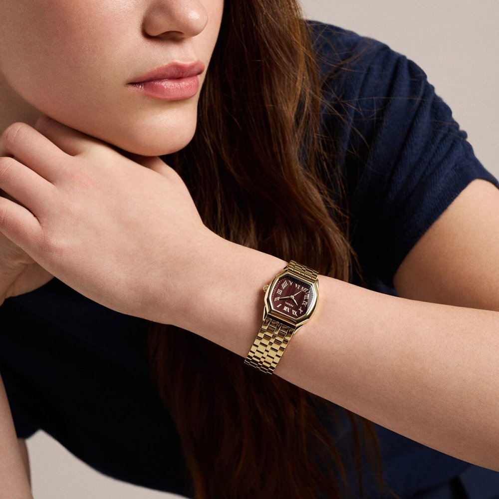 フォッシル FOSSIL 腕時計 レディース HARLOW アナログ ゴールドトーン ステンレススチールウォッチ ES5511【2026 新作】