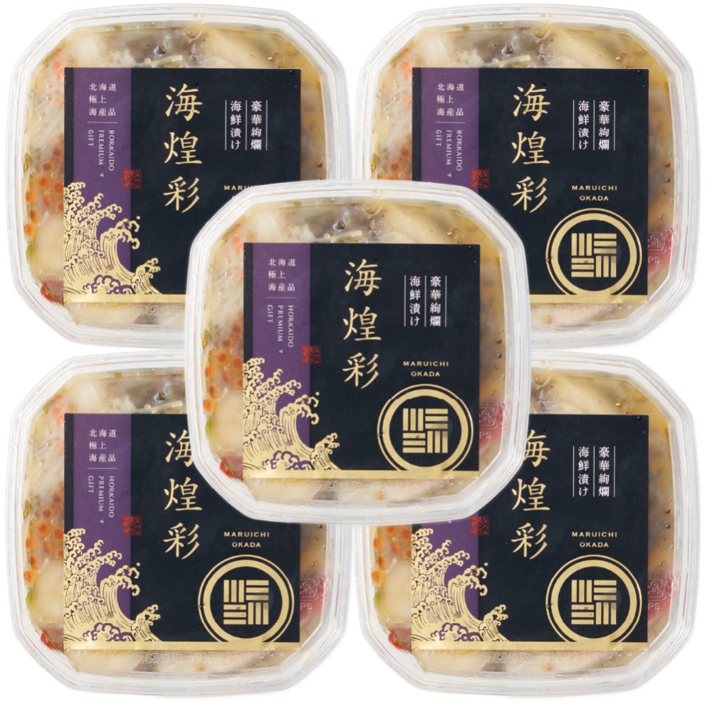あわび入り 豪華海鮮漬 120g × 5個セット 松前漬け 海鮮丼 お取り寄せ グルメ ご飯のお供 おかず おつまみ 海鮮 ギフト 母の日 プレゼント 人気 北海道