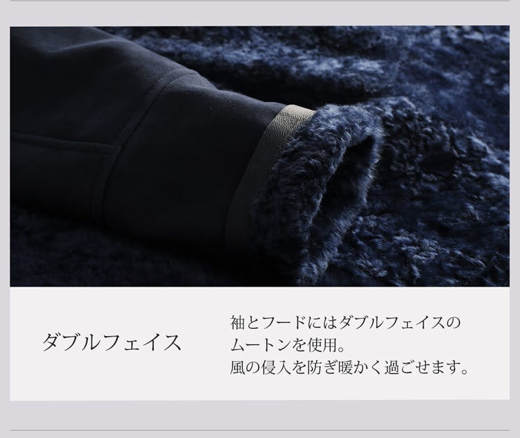 OLIVIERI/オリヴィエリ シェアード ムートン ロング コート ダブルフェイス フード付き イタリア製/レディース 毛皮 ファー ロングコート アウター 秋 冬 ギフト プレゼント 7F (01000692r)