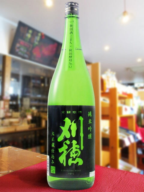  刈穂 ( かりほ )  純米吟醸 Type A 1.8L  / 秋田県 秋田清酒【 9477 】【 日本酒 】【 ハロウィン 贈り物 ギフト プレゼント 誕生日 結婚のお祝い 】