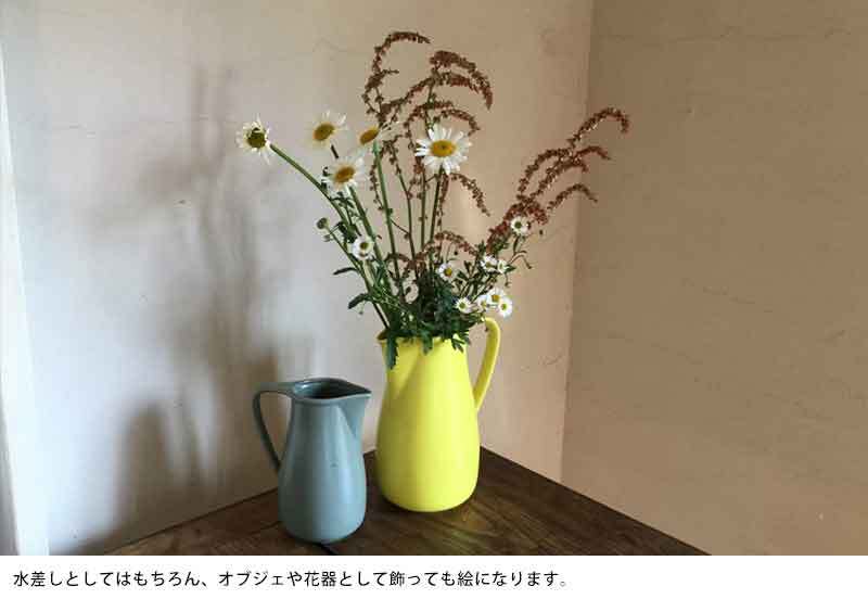 かもしか道具店 ピッチャー 600ml 水差し 陶器国産 昔ながら/ていねいな暮らし/ギフト プレゼント/