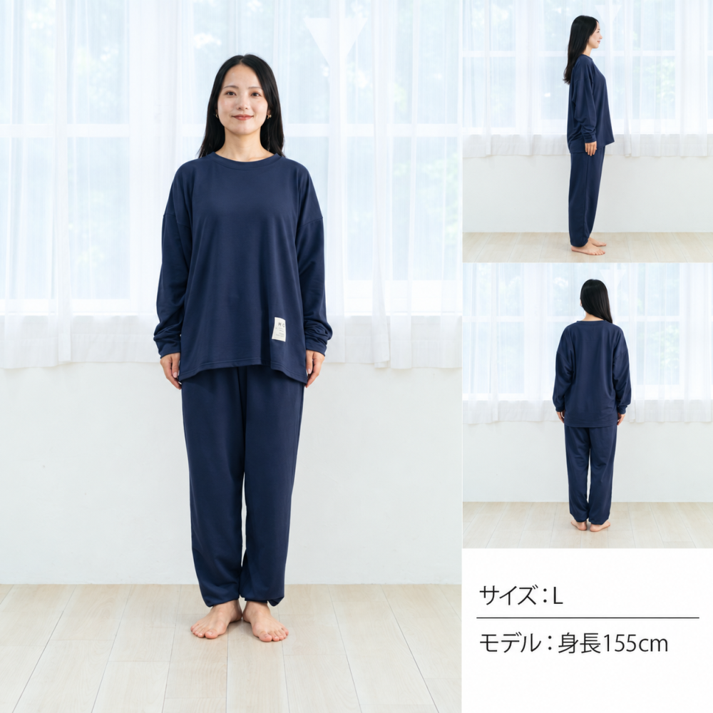 【HAPPY BIRTHDAY|セットアップ|レディース】Hotel Calm ルームウェア|コンフォート スタイル パジャマ  リカバリーウェア 血行促進 ギフト 母の日 敬老の日  誕生日【送料無料】