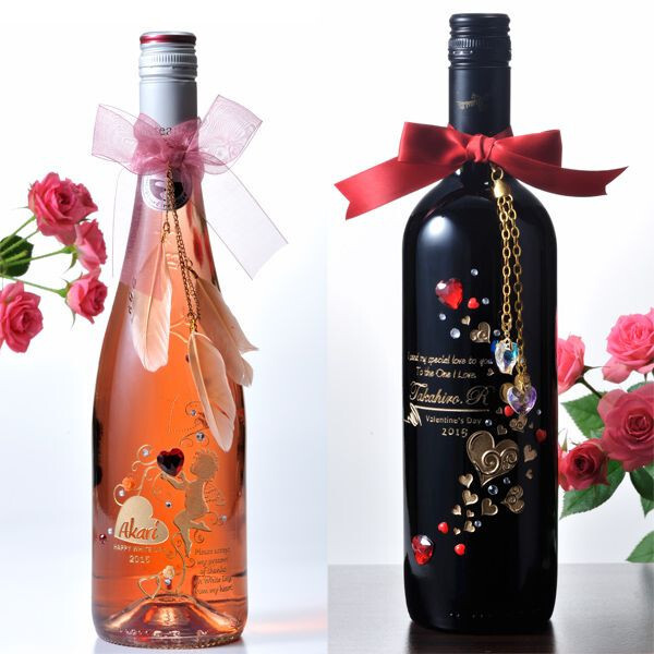 クリスマス 名入れ SXX プレゼント  酒  ワイン フルボトルギフト　1本　バレンタイン　ホワイトデー　オリジナルハートデザイン