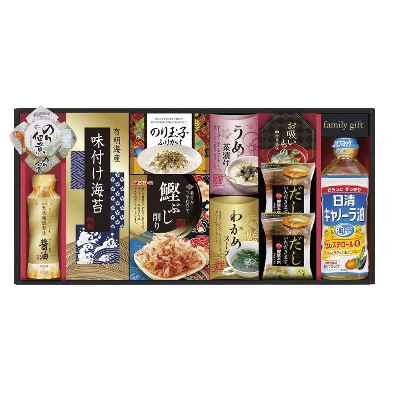 【ギフト対応無料】お歳暮・冬ギフト 日清オイリオ食卓詰合せ (NSO-50A) ※送料無料(北海道・沖縄は除く)