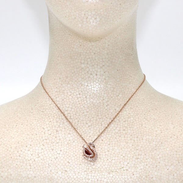 SWAROVSKI スワロフスキー ネックレス 5732413 Swan アクセサリー ローズゴールド