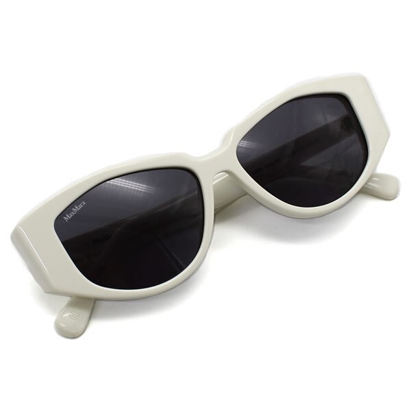 マックスマーラ サングラス MAX MARA MM0161/S 21A 52 サングラス グローバルフィット MM0161-21A-52 オフホワイト ダークグレー ユニセックス