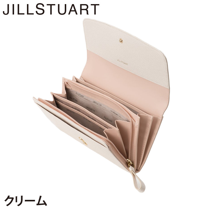 ジル スチュアート 財布 長財布 レディース 牛革 Honey かぶせ リボン 大容量 ギフト JILL STUART