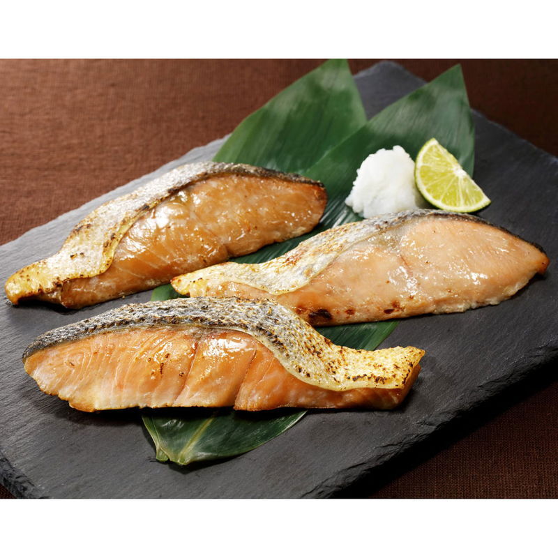 網走水産 北海道産 焼鮭切身3点詰め合わせ (APID-548) [お中元][お歳暮] ※送料無料(北海道・沖縄・離島への配送不可)