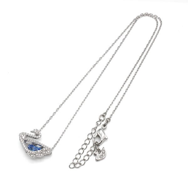 SWAROVSKI スワロフスキー ネックレス 5533397 Swan アクセサリー ブルー シルバー