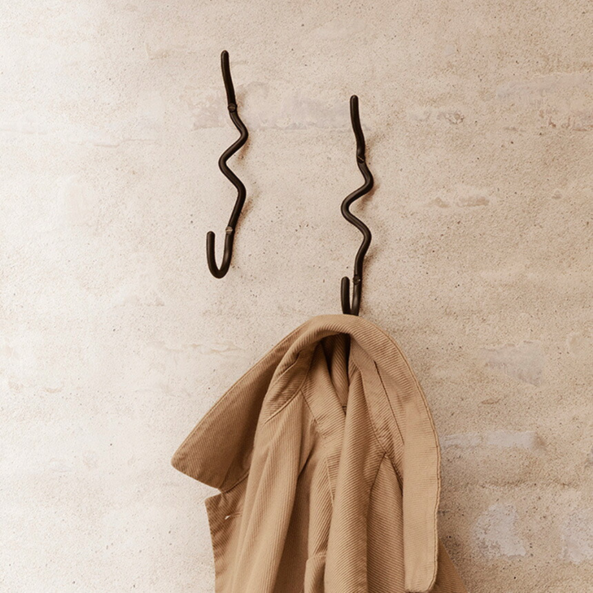 ferm LIVING ファームリビング ウォールハンガー Curvature Hook ウォールハンガー壁掛け フック 北欧雑貨 おしゃれ 帽子 バッグ コート インテリア雑貨 北欧 雑貨 インテリア