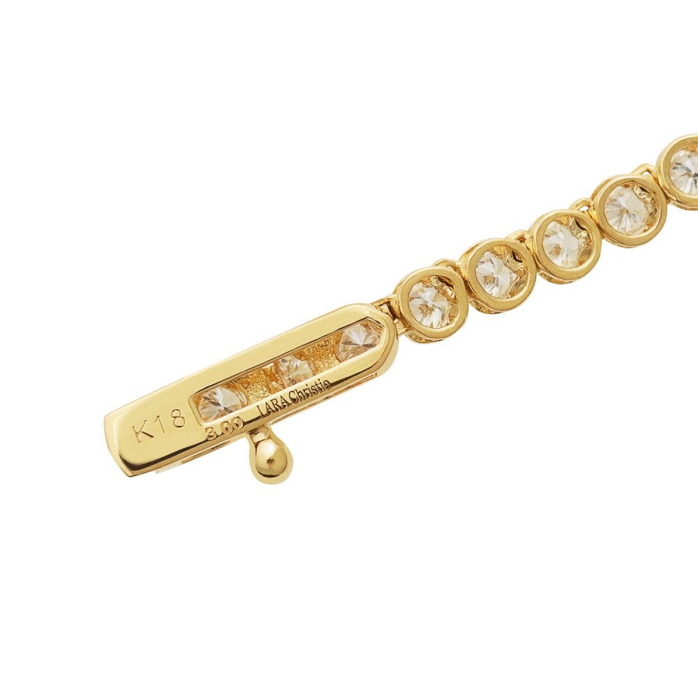 テニスネックレス ダイヤモンド レディース 1.0ct SIクラス相当 プラチナ PT900 K18 18金 LARA Christie ララクリスティー 女性 誕生日プレゼント