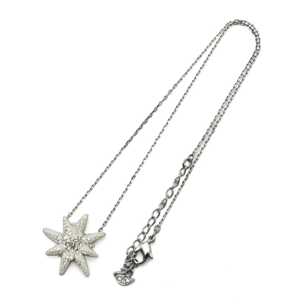 スワロフスキー swarovski ネックレス アクセサリー 5534887 Edelweiss エーデルワイス ペンダント レディース シルバー+ホワイト 海外正規品