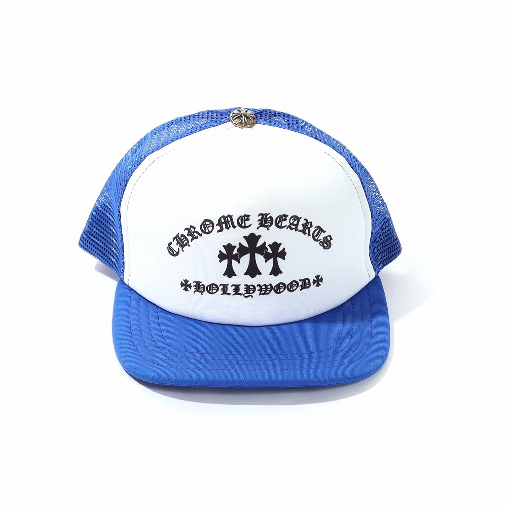 【ラッピング無料】CHROME HEARTS クロムハーツ Hat Pro Trucker Cap King Cemetery Cross トラッカーキャップ スナップバック 帽子 ギフト 誕生日 プレゼント 