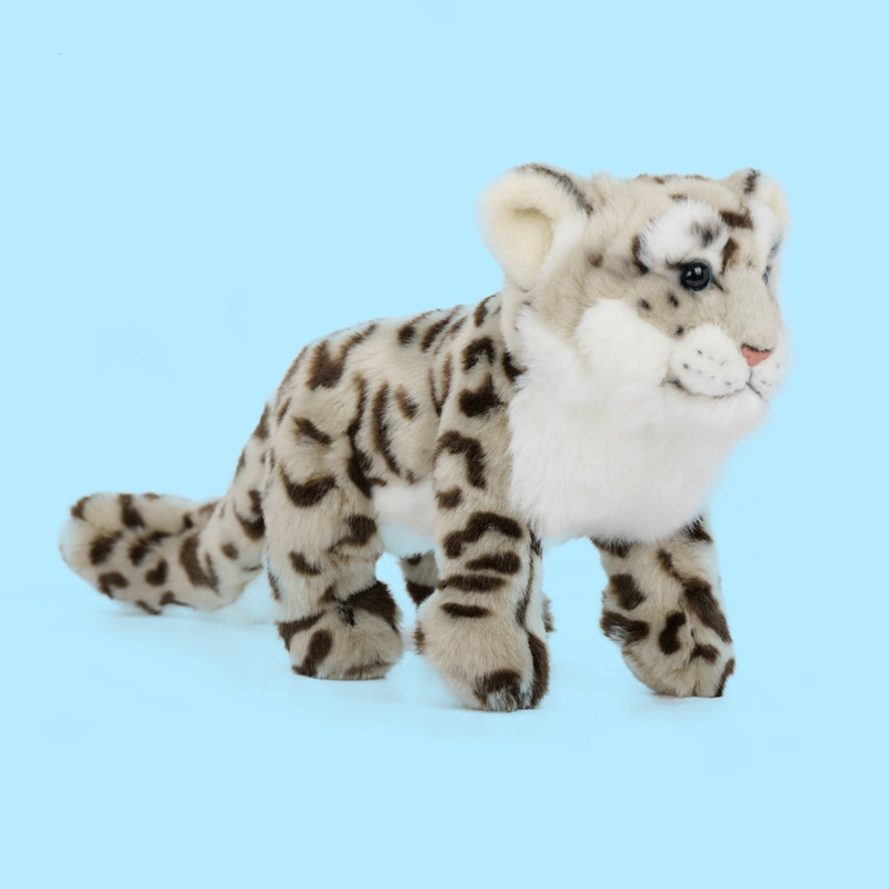 ユキヒョウ 雪豹 ぬいぐるみ リアル 動物 アニマル ふわふわ かわいい 置物 インテリア 子供 おもちゃ ごっこ遊び 誕生日 プレゼント ギフト 癒し