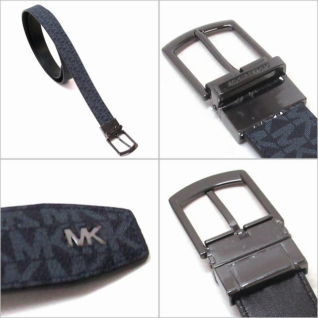 MICHAEL KORS マイケルコース アウトレット MK シグネチャー リバーシブル メンズ ベルト 36F5TBLY3B ADMRL