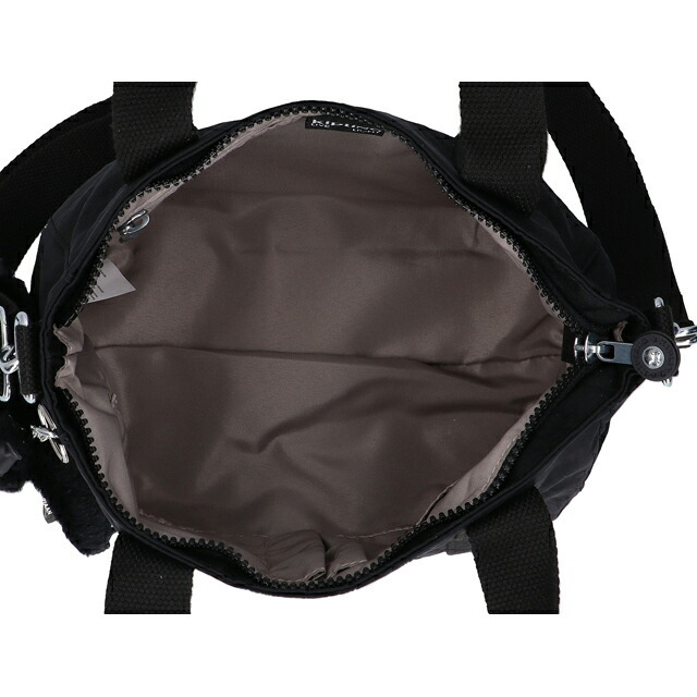 キプリング トートバッグ レディース ブランド Kipling アッセーニ ミニ ミニトートバッグ ロゴ ワンポイント 無地 2WAY KI7149-P39 Black Noir 黒
