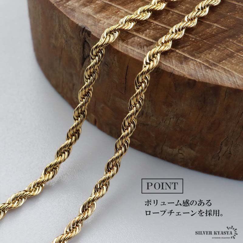 ステンレス ロケットペンダントネックレス フラワーネックレス ハワイアンネックレス ロープチェーン 50cm 60cm ゴールドネックレス 18KGP 開閉可能 写真入れ 大きめ 花 男女兼用 金属アレルギー対応
