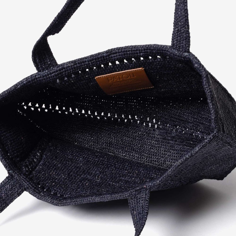 パトゥ PATOU TRAPEZE TOTE BAG GM ラフィア パトゥ ロゴ トラペーズ トート ラージ AC0920215 トートバッグ レディース バッグ