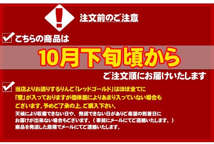 りんご 北海道産 蜜入 レッドゴールド リンゴ 5kg（約20-30個入）