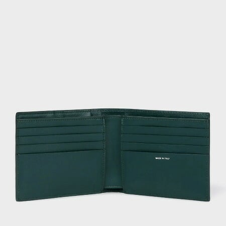 【無料ラッピング】 ポールスミス Paul Smith 財布 折財布 Animal Emboss 札入れ イタリア製 グリーン ブランド 正規品 新品 ギフト プレゼント 人気 おすすめ 誕生日 記念日 クリスマス 送料無料 psm522781