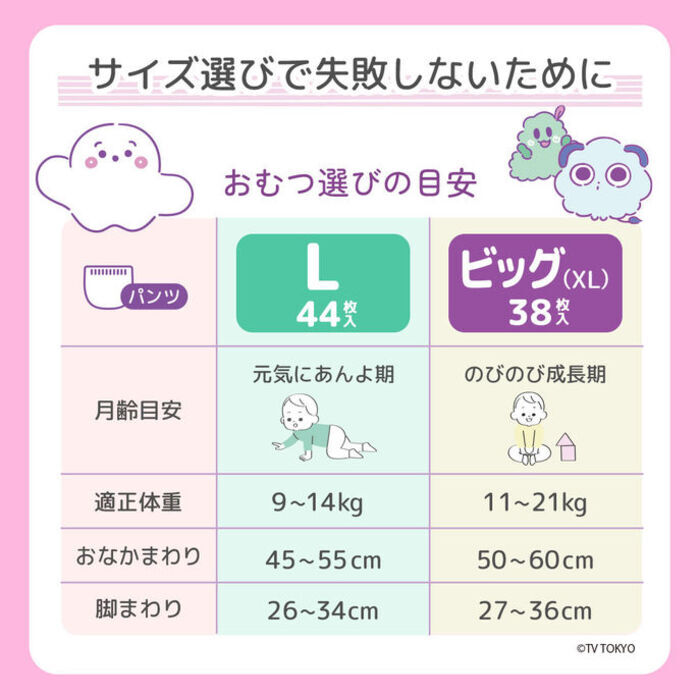 【シナぷしゅデザイン】AIRFRIC すくすくベール【Lサイズ】おむつオムツ -3度 最薄 マスクのような 薄型 驚きの吸収力 高吸収ポリマー ムレ防止 通気さらさら