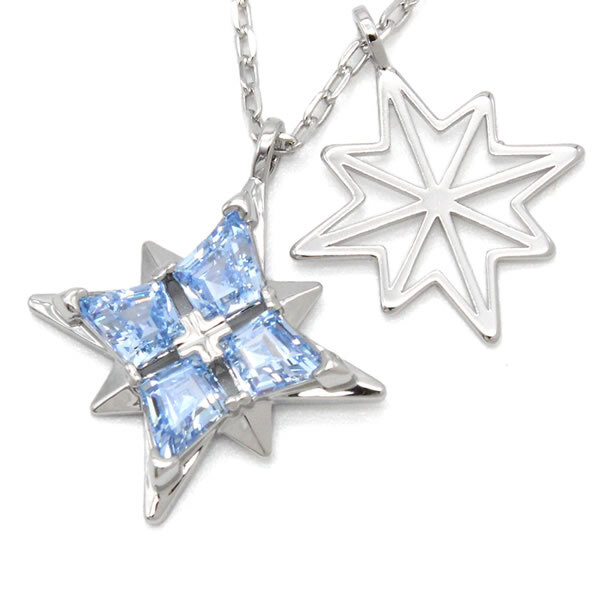 SWAROVSKI スワロフスキー ネックレス 5734252 Symbolica アクセサリー ブルー シルバー レディース