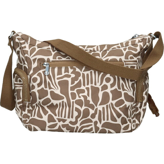キプリング ショルダーバッグ レディース ブランド Kipling ガブ S ロゴ ワンポイント 総柄 KI6607-9GD Cocktail Khaki