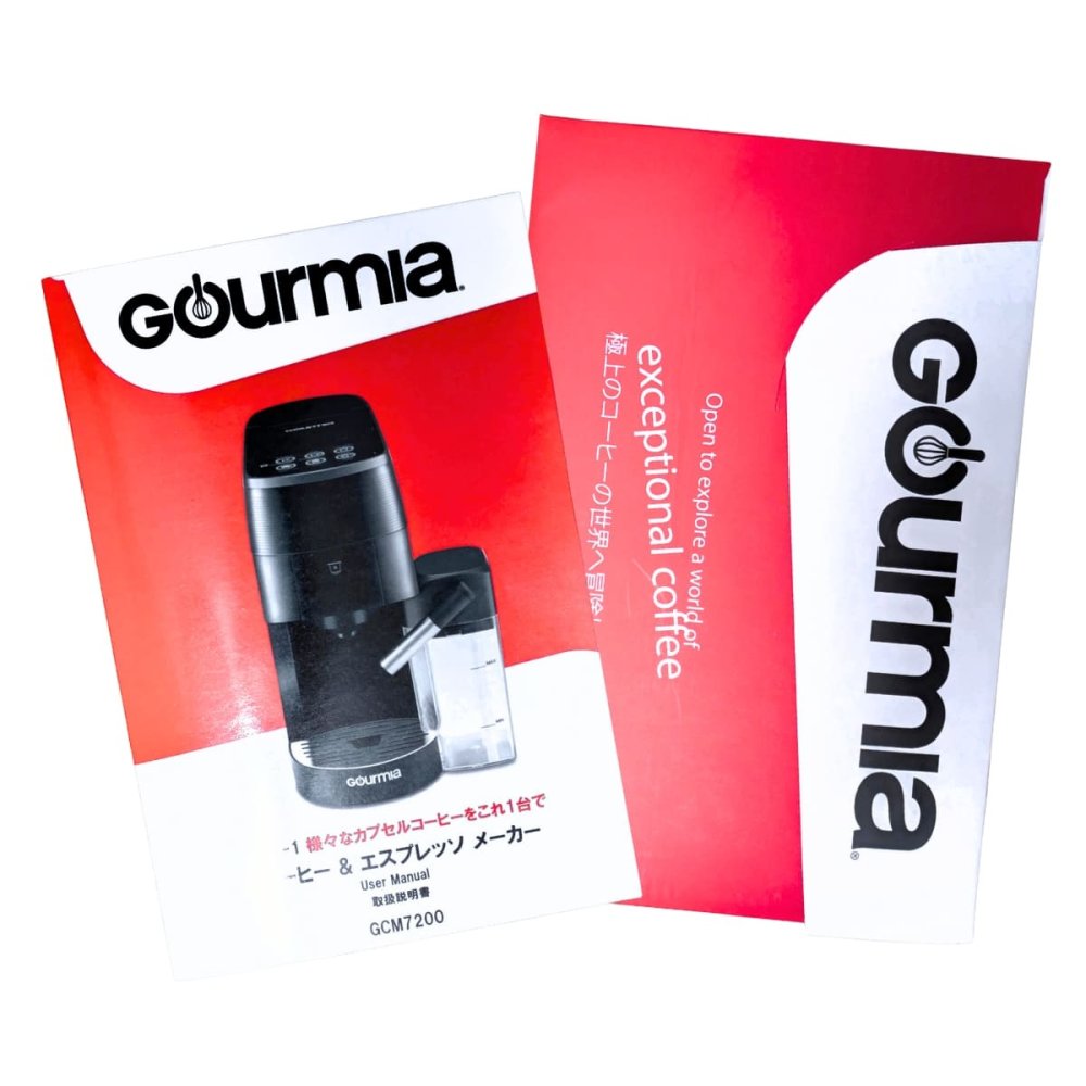 Gourmia グルミア GCM7200 4-in-1 コーヒーメーカー エスプレッソメーカー マルチカプセル対応 ネスプレッソ ドルチェグスト K-Cup 粉コーヒー カプセル式 コーヒーマシン おうちカフェ 家電 ギフト プレゼント 父の日