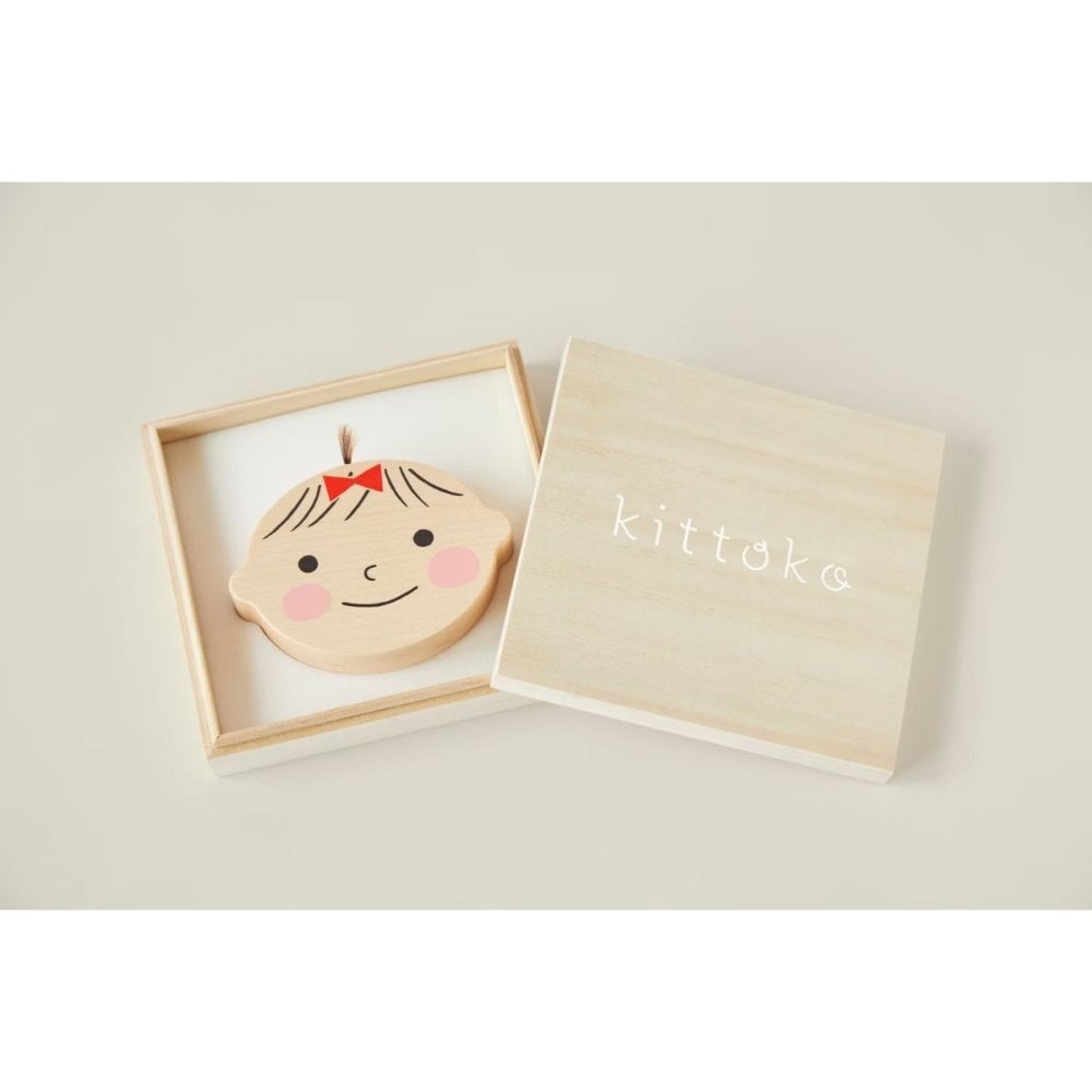 kittoko【red】ファーストヘア ファーストカット 出産祝い お誕生日 ギフト プレゼント　赤ちゃん　筆