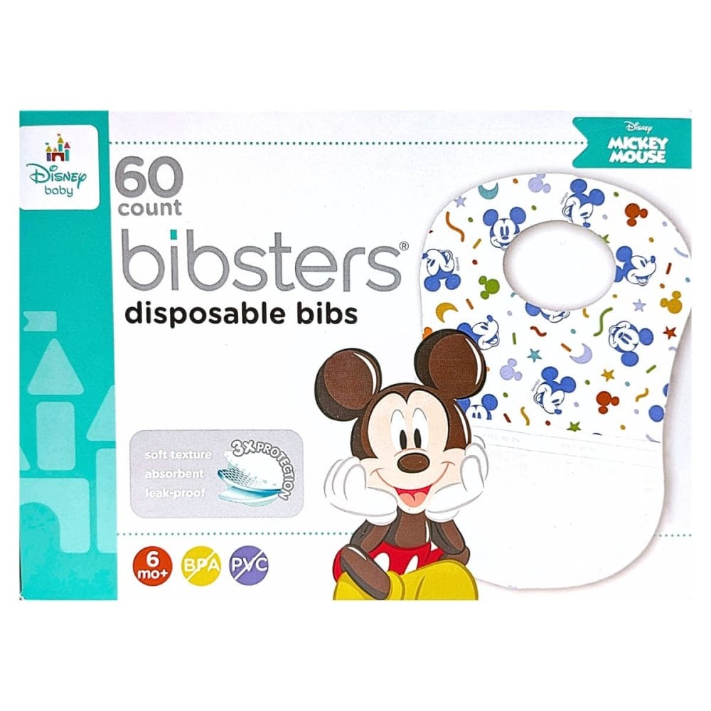 使い捨てエプロン　ディズニービブスター　使い捨てエプロン　60枚入り　 サイズ：肩の上部から幅24.1cm、長さ27.9cm　#29267　※商品パッケージ仕様は出荷時期により若干の変更の可能性があり