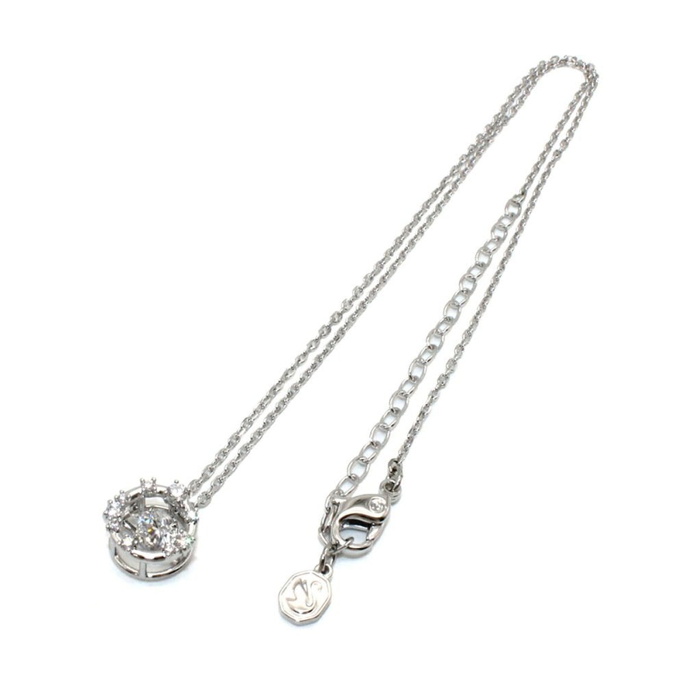 スワロフスキー swarovski ネックレス Constella ラウンドカット ダンシングストーン 5738247 コンステラ アクセサリー レディース シルバー+ホワイト 海外正規品