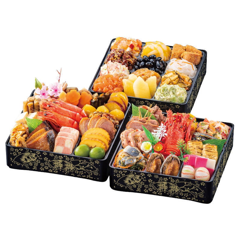【12月31日お届け】おせち 2027 生おせち 「曙」 和風 三段重 3~5人前 39品目 新春 和風 洋風 中華 重箱 冷蔵 豪華 予約 料理 御節 特大 新年 元旦 ロブスター 海老 栗 数の子 アワビ 黒豆 甘露煮 家庭用 お取り寄せ 厳選食材