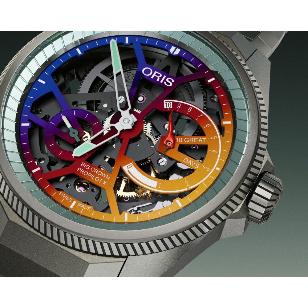 オリス ORIS プロパイロットX ゴンゾ エディション ディズニー ザ・マペッツ PROPILOT X GONZO EDITION 腕時計 メンズ 手巻き 01 115 7759 7180-Set【2026 新作】