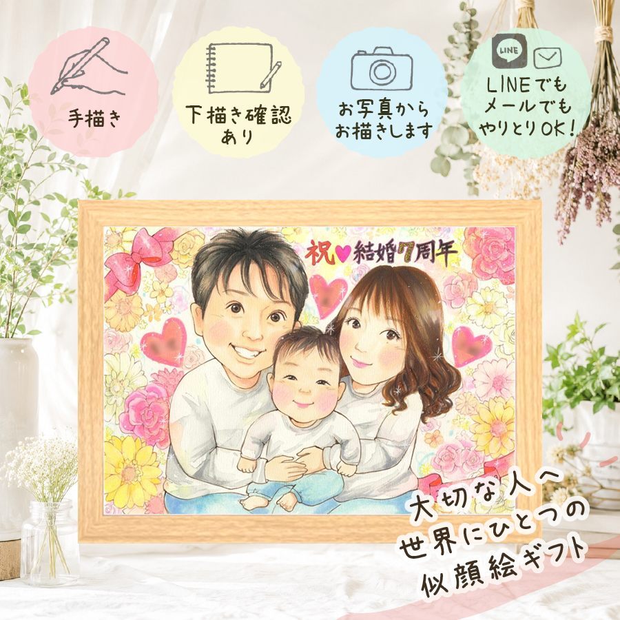 プレゼント 似顔絵 結婚記念日 名入れ ギフト 贈り物 手描き 結婚記念日 お祝い 記念日 金婚式 結婚10周年 結婚30周年 周年記念 家族 お父さん 両親 お母さん 夫婦 修正無料 下書き確認 名入れ 似てる かわいい サプライズ そっくり 記念 感謝 結婚記念日 思い出 大量注文 イラスト 百寿祝い ブライダルギフト 初任給 オーダーメイド 同窓会 喜寿祝い