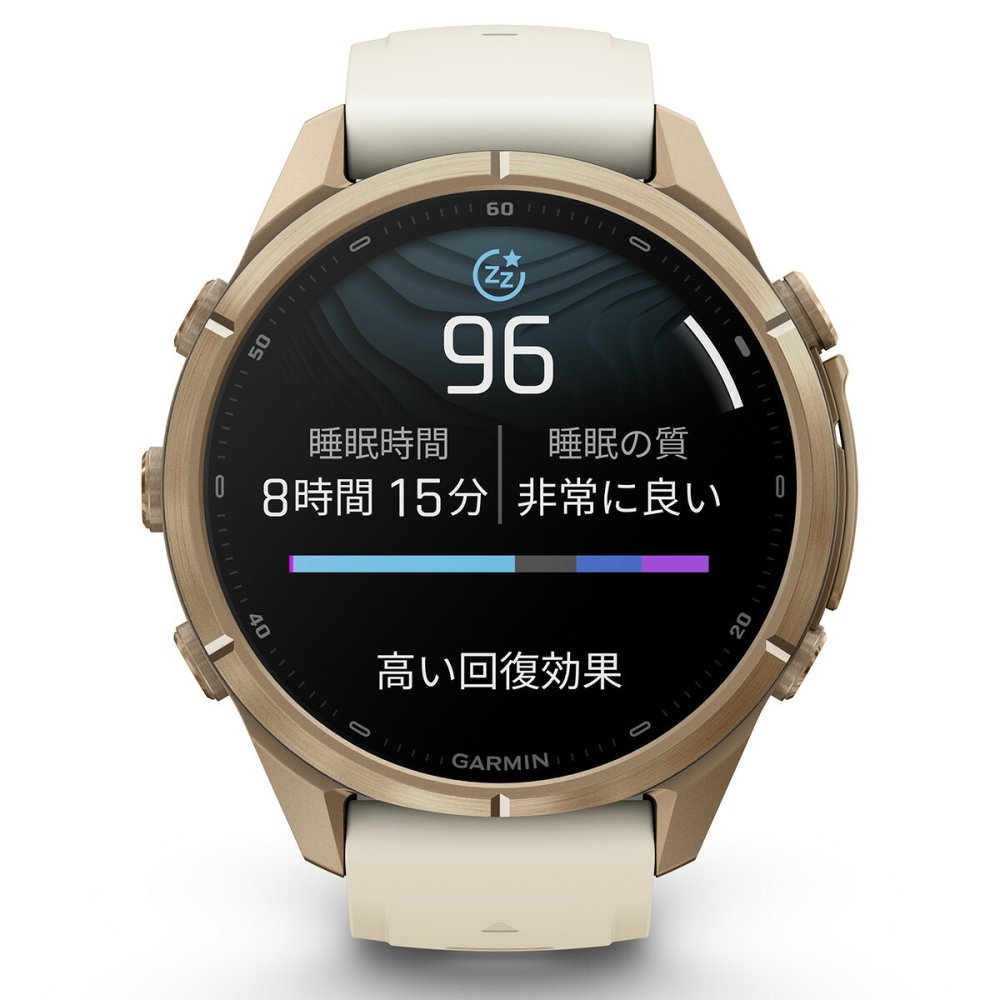 ガーミン GARMIN fenix 9 Pro AMOLED 43mm フェニックス9 プロ アモレッド 43mm GPS スマートウォッチ 010-04335-69 腕時計 Gold Ti / Cream【2026 新作】