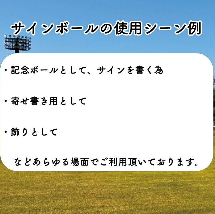 高品質サインボール　ケース付き　人工皮革　コルク芯